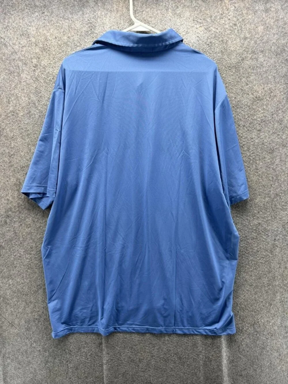 RLX Ralph Lauren Polo Shirt Mens 2XL Blue Solid Golf Performance Jersey